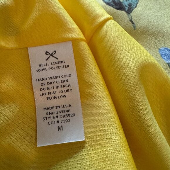 Vestique Mini Summer Botanicals dress with adjustable spaghetti straps - Picture 4 of 4